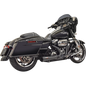 BASSANI 2:1 SHORTY ROAD RAGE EXHAUST HARLEY DAVIDSON BAGGERS 97-08 - The Speed Shop Canada