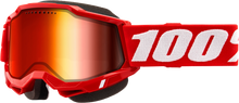 Load image into Gallery viewer, Accuri 2 Snowmobile Goggle Red W/ Red Mirror Lens