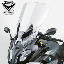 Load image into Gallery viewer, ZTechnik Vstream Tall Tour clear windshield for BMW motorcycles, providing wind protection and enhanced riding comfort.