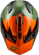 Load image into Gallery viewer, Gm 11s Ronin Snow Helmet W/ Elec Shld Orange/Green/Black X