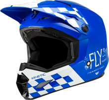 Load image into Gallery viewer, Kinetic Lite Rival Helmet Gloss Blue/White Md