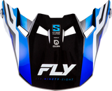 Fly Racing Formula S Carbon Byte Visor Blue Carbon/Blue/White Yl/Sm 73-4452VS