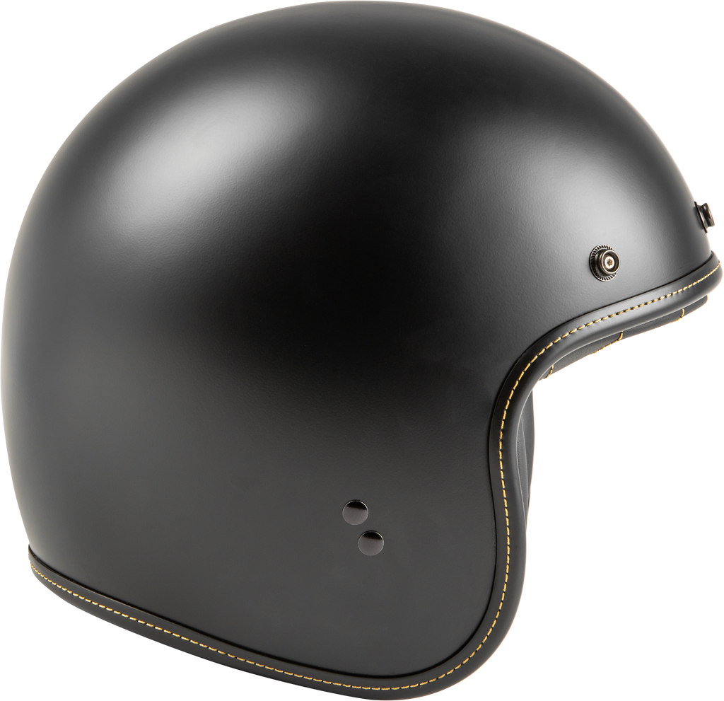 .38 Retro Helmet Matte Black Xs