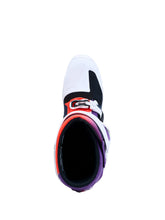 Load image into Gallery viewer, Tech 7 Boots Prpl/Wht/Dk Blue/Red Fluo 14