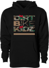 Load image into Gallery viewer, Classic Camo Youth Hoodie Black Ys