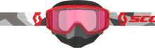 Load image into Gallery viewer, Primal Snow Cross Goggle Camo White/Red Rose Tint