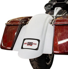 Load image into Gallery viewer, Swoop Short Sport Rear Fender W/Black Plate Frame