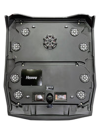 HOPPE stereo top 8 speakers with subwoofer, high-quality audio system, featuring sleek design and durable build.