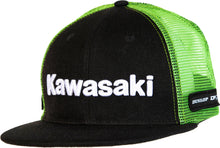 Load image into Gallery viewer, Kawasaki Hat Line Snapback Black