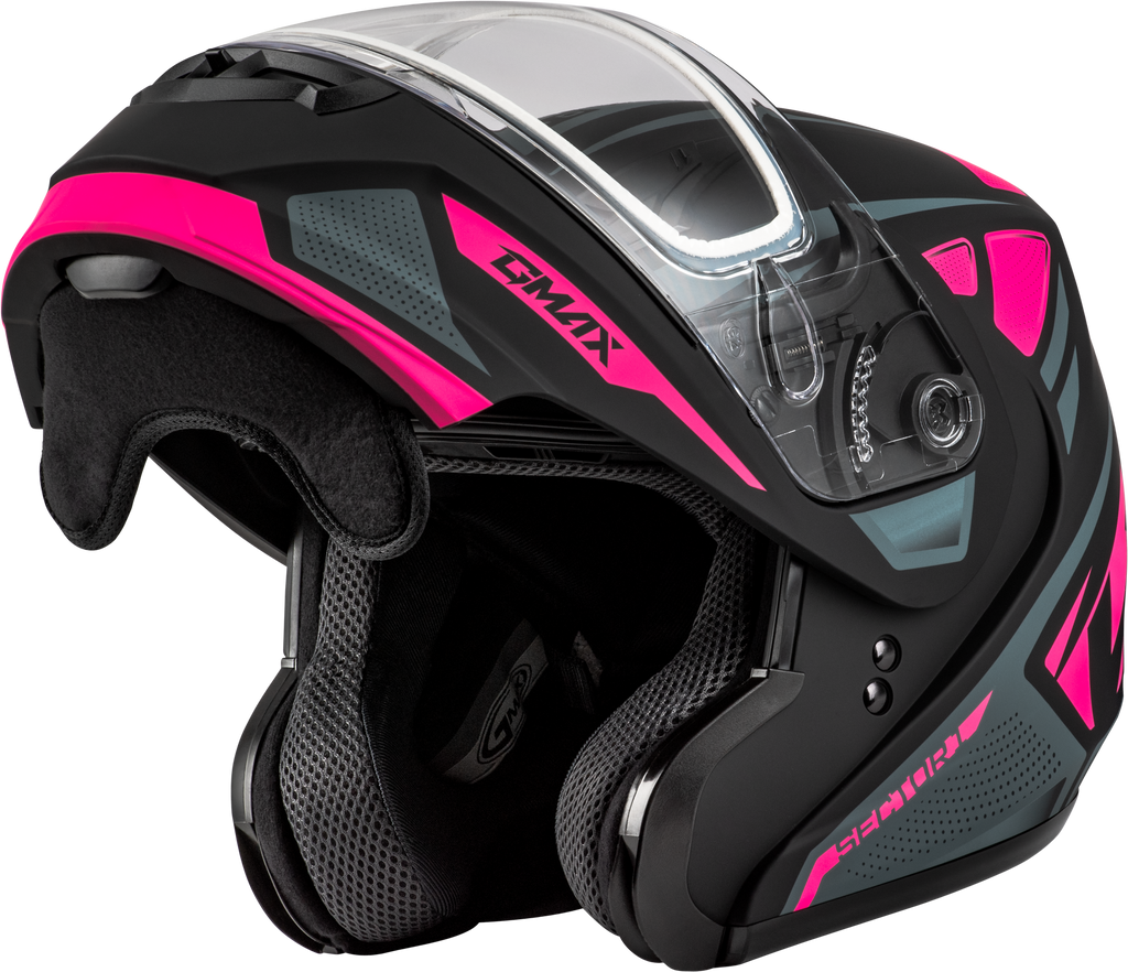 Md 04s Sector Snow Helmet Matte Black/Pink Md