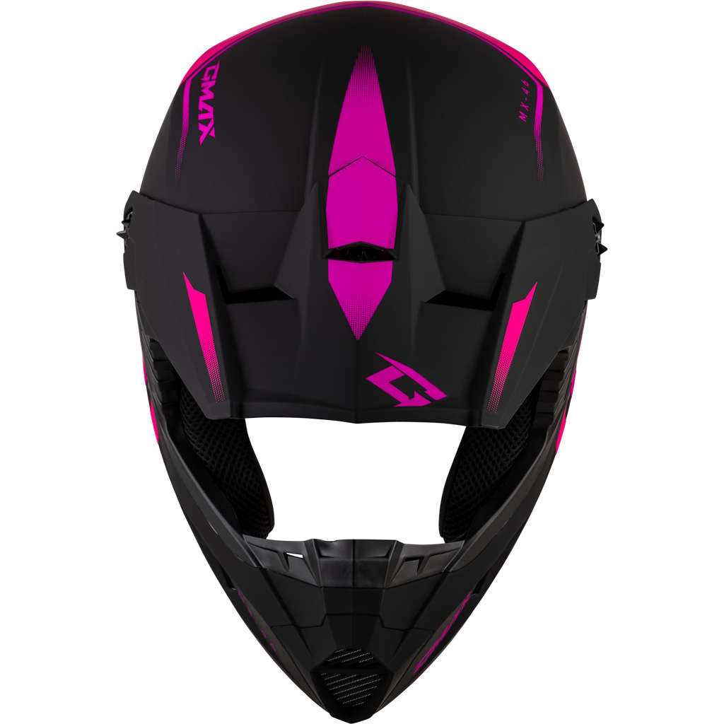 Mx 46 Compound Helmet Matte Black/Pink Xl