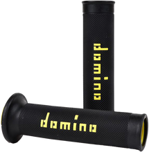Load image into Gallery viewer, Motogp Grips Black/Yellow Pair