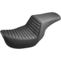 SADDLEMEN STEP UP SEATS BLACK HARLEY DAVIDSON DYNA FXD 04-05 - The Speed Shop Canada