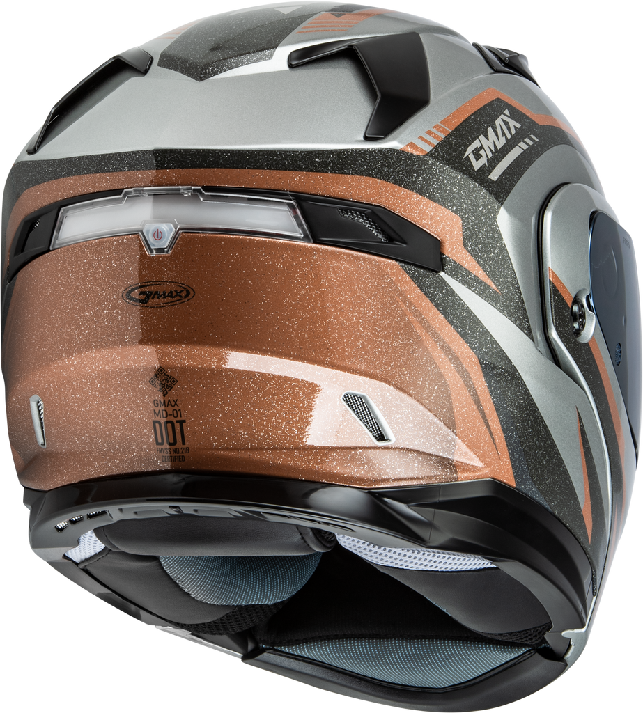 Md 01 Volta Helmet Grey/Black/Copper Metallic 2x