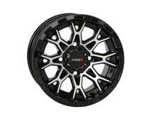 Load image into Gallery viewer, St6 Wheel 14x7 4+3 (+10mm) 4/137 Gloss Black/Machined