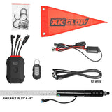 XK Glow Xkmax Rgbw Whip Kit 1 Pc 48 In. 653-0219