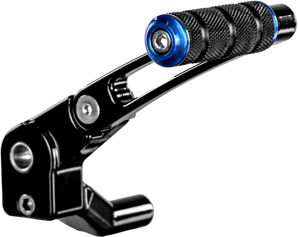 Just The Tip Adj Brk Arm Blk W/Toe Peg Blue