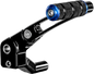 Just The Tip Adj Brk Arm Blk W/Toe Peg Blue