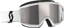 Load image into Gallery viewer, Primal Goggle White Silver Chrome Works