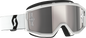 Primal Goggle White Silver Chrome Works