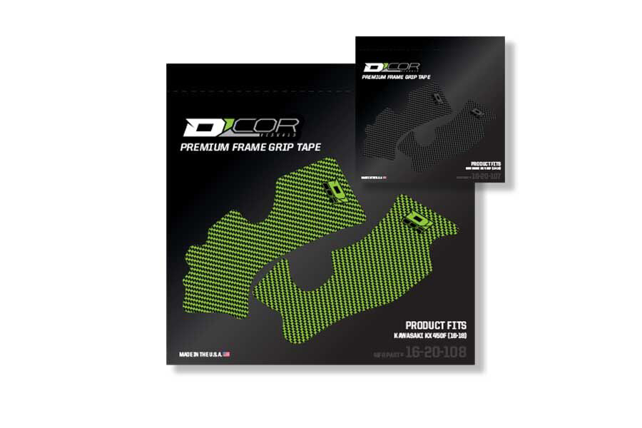 Frame Grip Guard Decal Green/Black