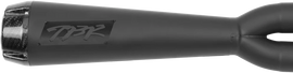 Black TBRComp S 2-1 Chief exhaust for 2022-2025 Harley Davidson, shown from the side with polished finish and mounting details.