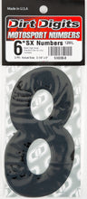 Load image into Gallery viewer, #8 6" Black Super X Digits 3/Pk