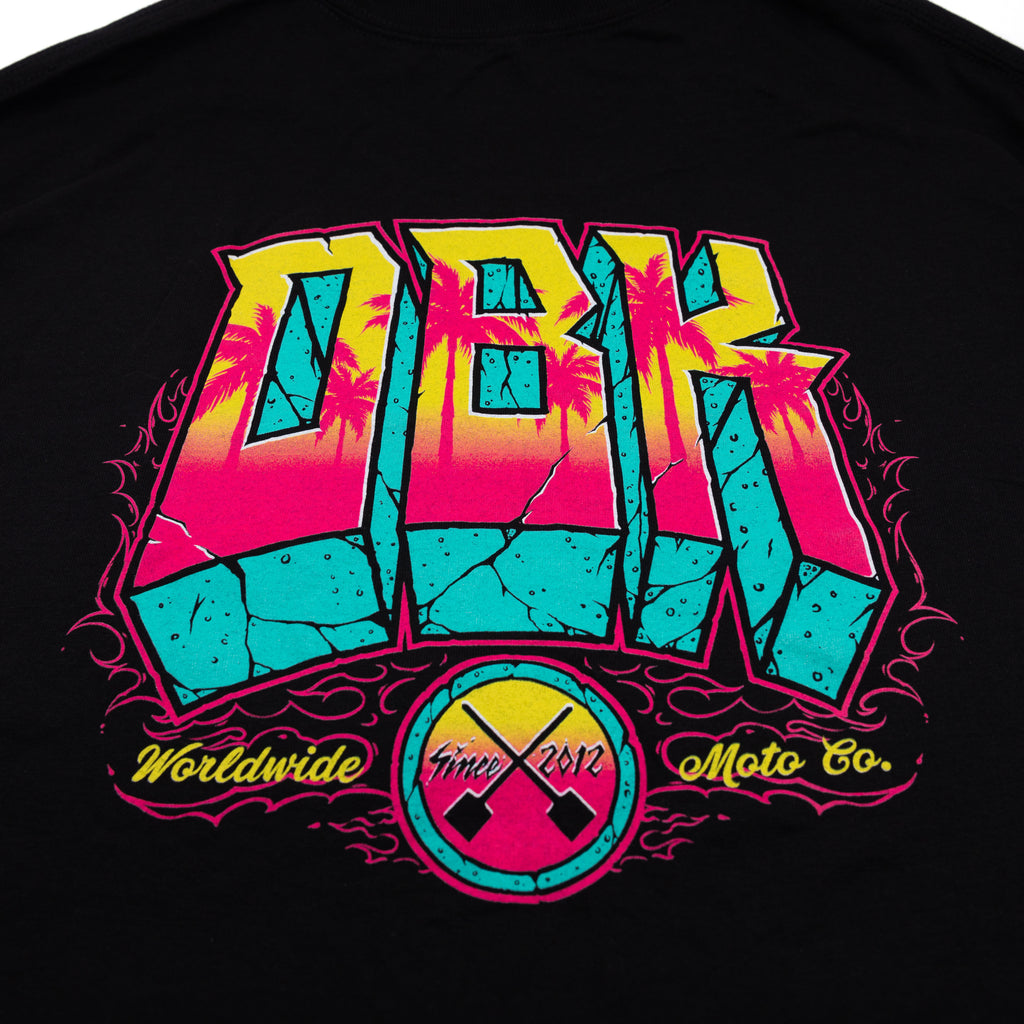 Block X Block Tee Black Lg