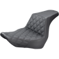 SADDLEMEN STEP UP FRONT L/S SEAT BLACK HARLEY SOFTAIL M8 FXLRS/FLSB 18-25 - The Speed Shop Canada