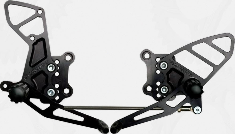Rear Set Complete Blk Suz