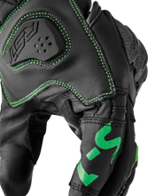 Load image into Gallery viewer, S1 Glove Blk/Flo Green Leather Lg