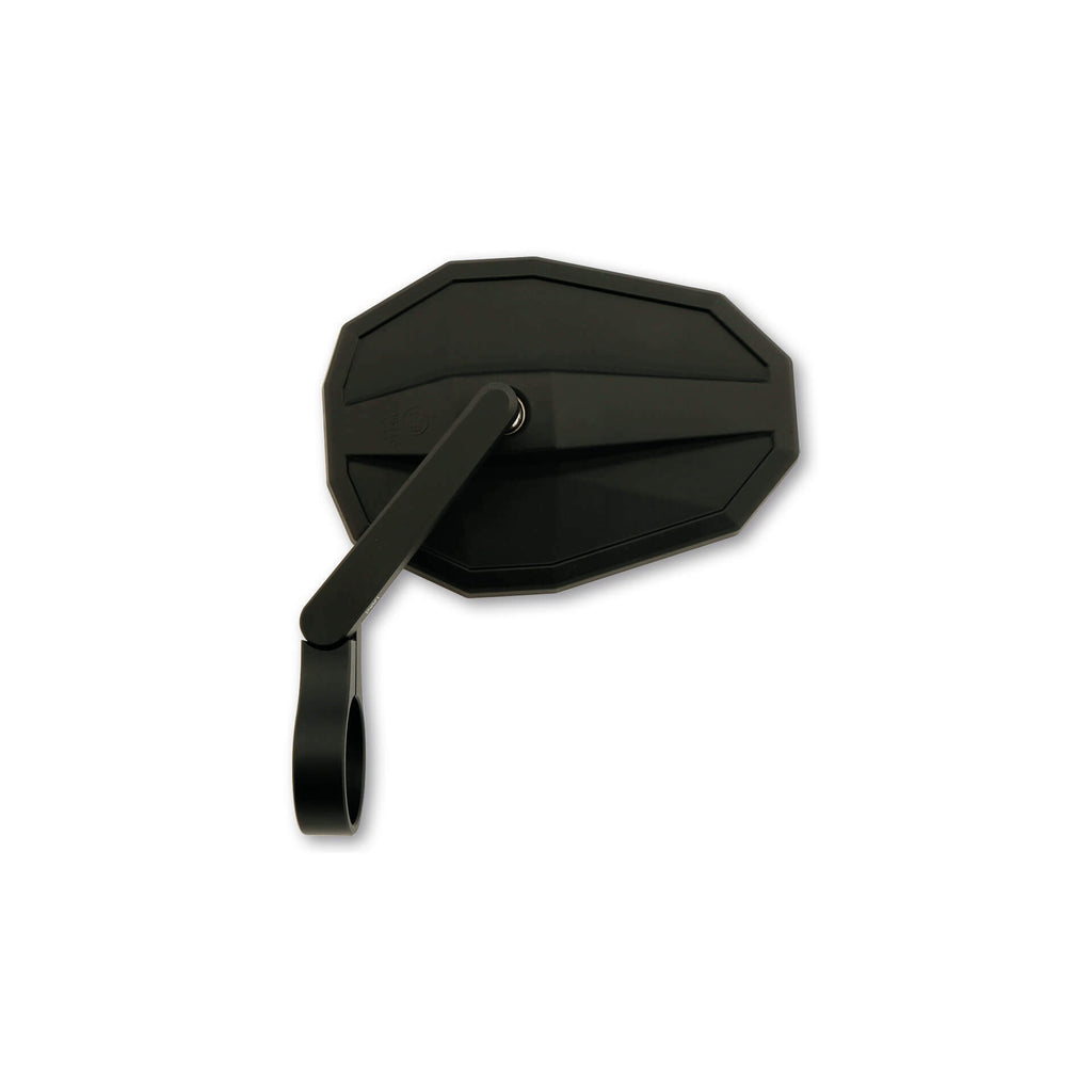 Straight Bar End Mirror Short Arm Each Black