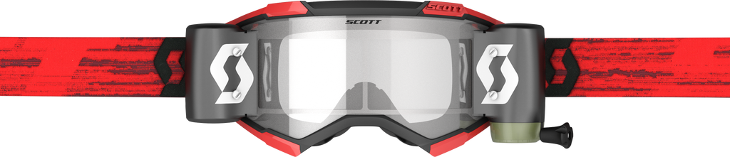 Fury Goggle Wfs Dark Red W/Clear Works