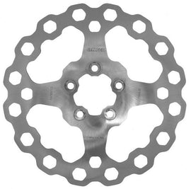 GALFER 11.8-inch solid stainless steel Cubiq Rr brake rotor for motorcycles, durable and corrosion-resistant.