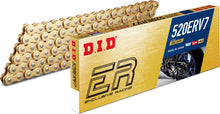 Load image into Gallery viewer, Chain 520erv7 110l Gold/Gold