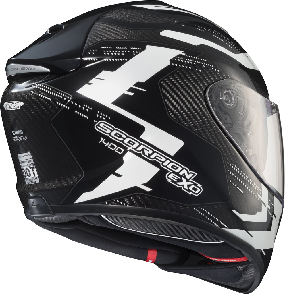 Exo St1400 Carbon Helmet Caffeine White Lg