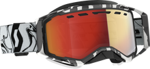 Load image into Gallery viewer, Prospect Goggle Snow Cross Ls Marble Blk/Wht W/Ls Red Chrome