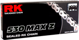 Excel Wheel components 530maxz Drive Chain Blk/Chrome 530 X 120 691-60120BC