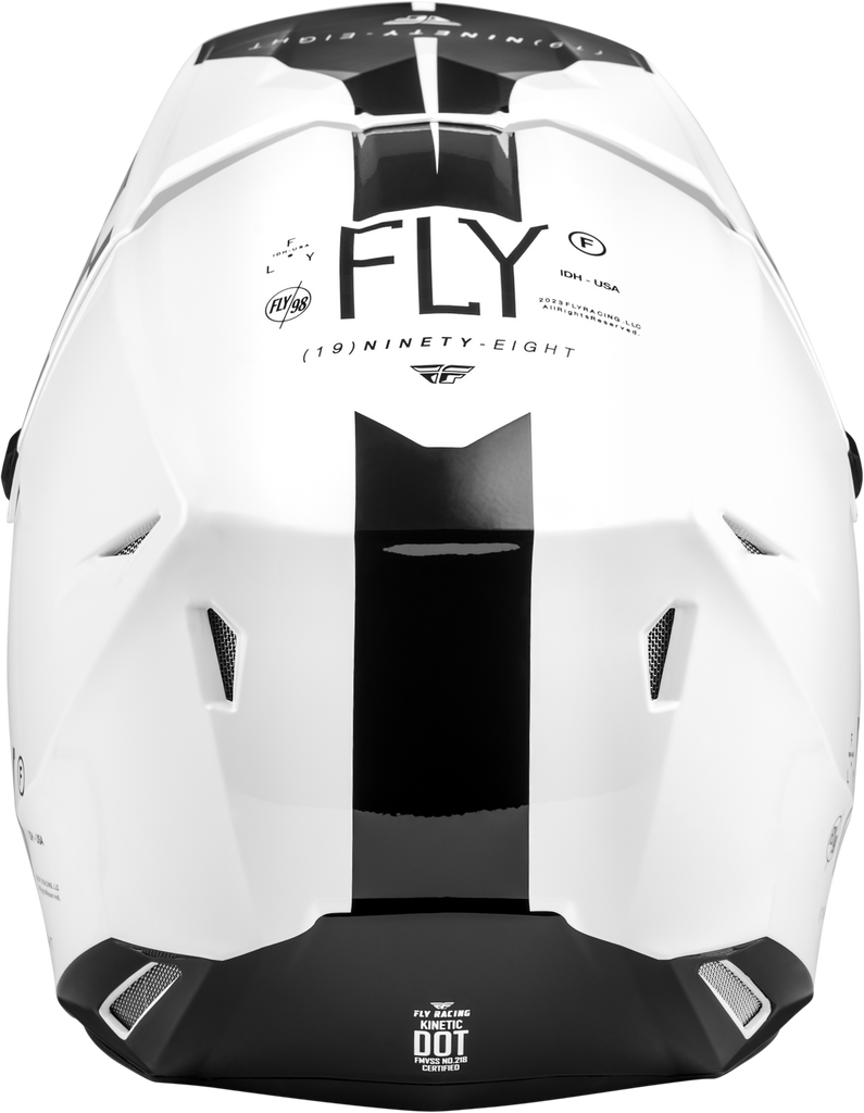 Yth Kinetic Lite Rival Helmet Gloss White/Black Ys
