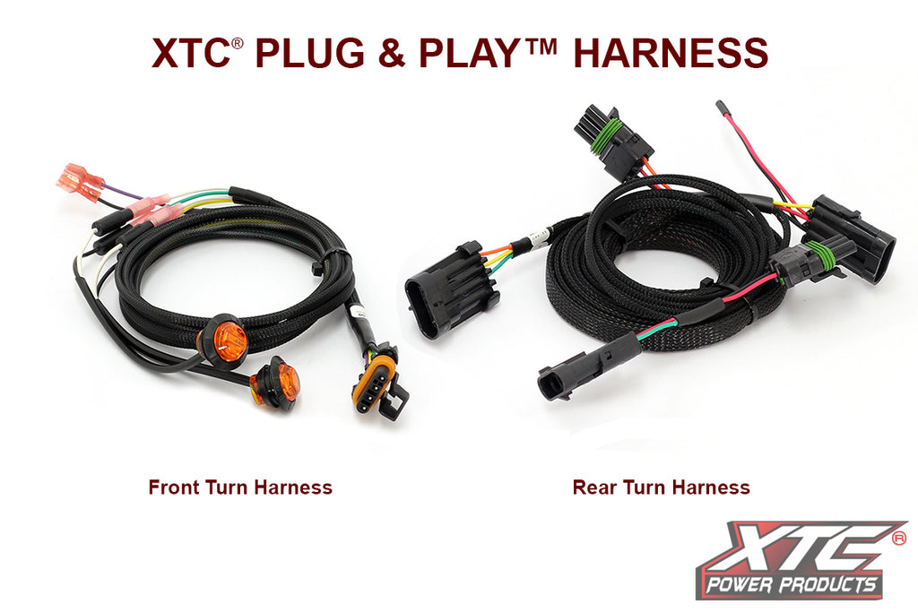 Auto Turn Signal Kit W/ Billet Lever And Front Drl Lights Can