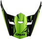 Youth Mx 46y Unstable Visor Matte Black/Green Ys Yl