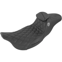 Load image into Gallery viewer, SADDLEMEN SDC PRO SERIES GRIPPER SEAT HARLEY BAGGERS WITH BACKREST 08-23 - The Speed Shop Canada
