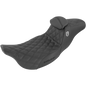 SADDLEMEN SDC PRO SERIES GRIPPER SEAT HARLEY BAGGERS WITH BACKREST 08-23 - The Speed Shop Canada