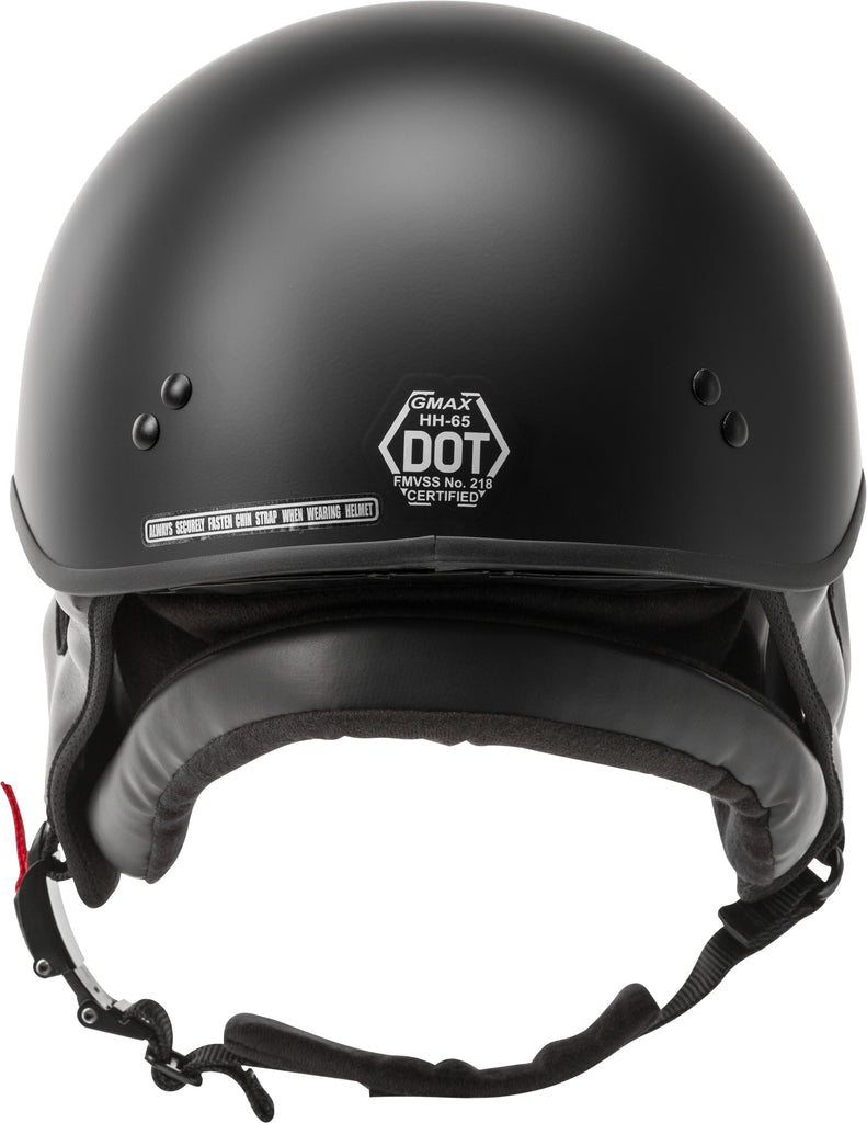 Hh 65 Half Helmet Naked Matte Black 2x