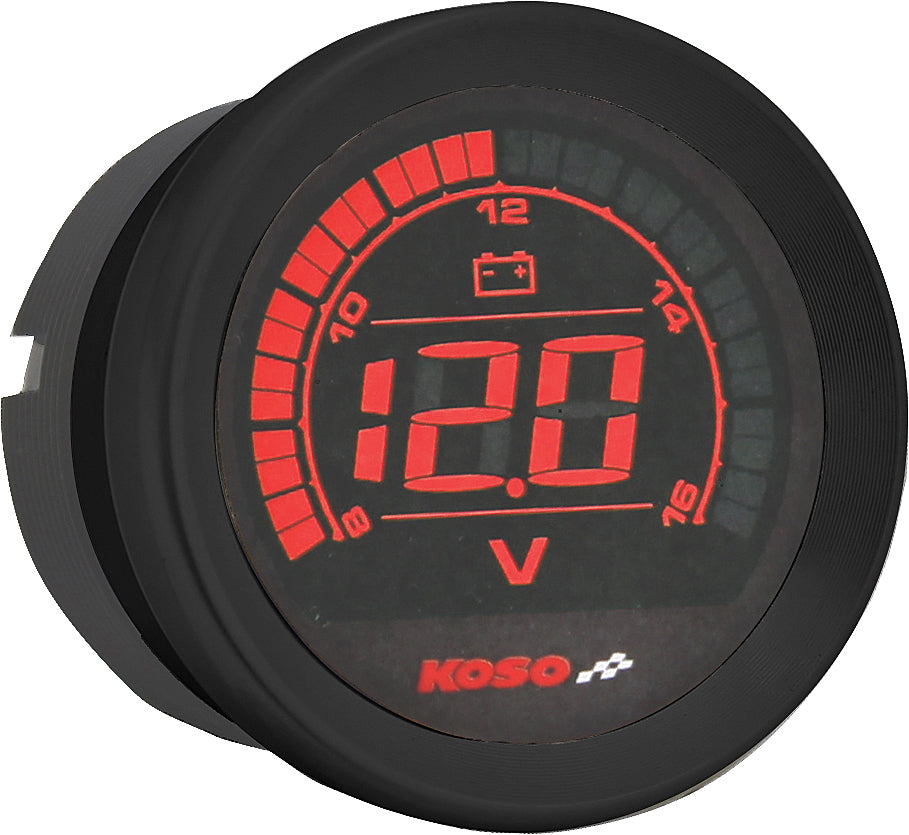 Hd 02 Series Gauge Kit Black Bezel Oil Temp