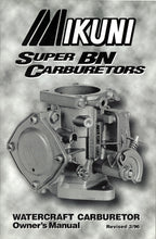 Load image into Gallery viewer, Owners Manual For Super Bn Carburetors