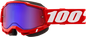 Accuri 2 Snowmobile Goggle Neon Red Mirror Red/Blue Lens