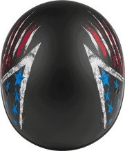 Load image into Gallery viewer, Hh 65 Half Helmet Bravery Matte Black/Red/White/Blue Lg