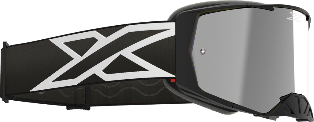 Lucid Caliber Goggle Black Silver Mirror Lens
