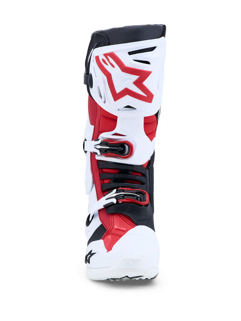 Tech 10 Boots Wht/Blk/Br Red 14